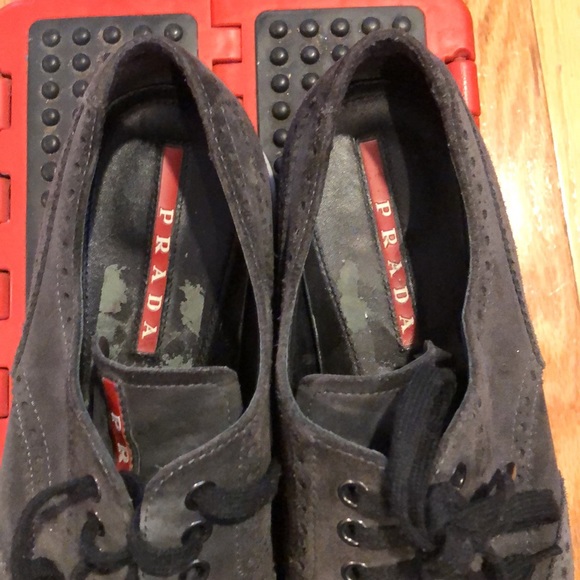 Prada Brogue Suede Shoes - Picture 2 of 8